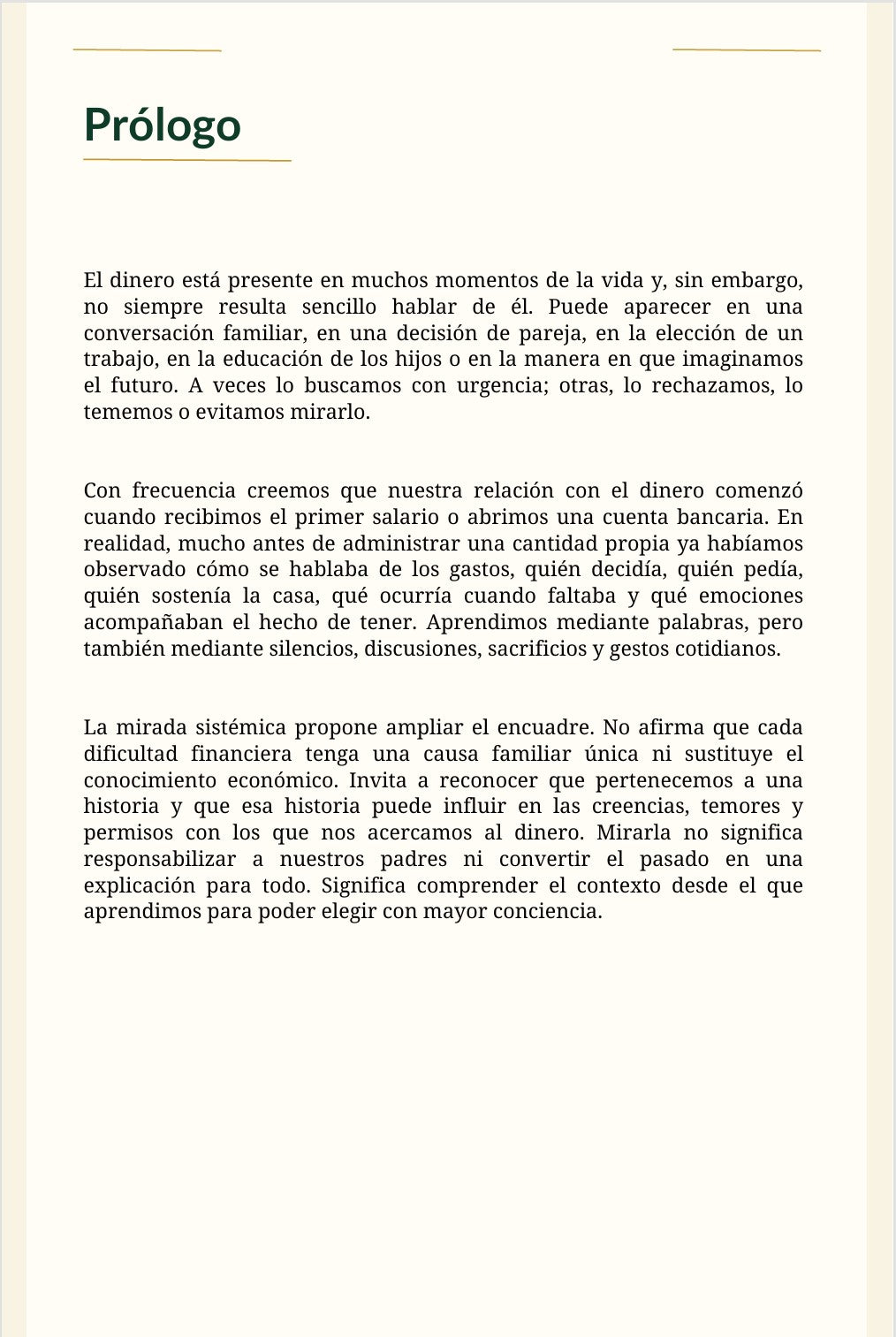 21 días para ordenar tu relación con el dinero